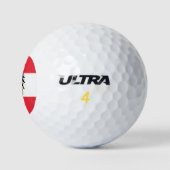 Oostenrijkse vlag golfballen (Logo)
