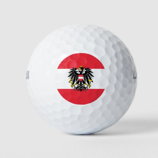 Oostenrijkse vlag golfballen (Voorkant)