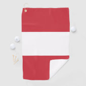 Oostenrijkse vlag golfhanddoek (Insitu)