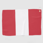 Oostenrijkse vlag golfhanddoek (Horizontaal)