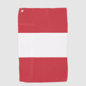 Oostenrijkse vlag golfhanddoek (Voorkant)