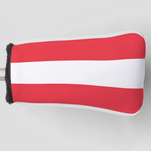 Oostenrijkse vlag golfheadcover (Voorkant)