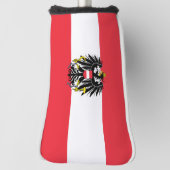 Oostenrijkse vlag golfheadcover (Draai 90)