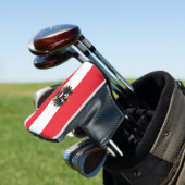Oostenrijkse vlag golfheadcover (Insitu)