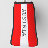 Oostenrijkse vlag golfslagsok golfheadcover (Draai 90)