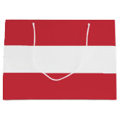 Oostenrijkse vlag groot cadeauzakje (Voorkant)