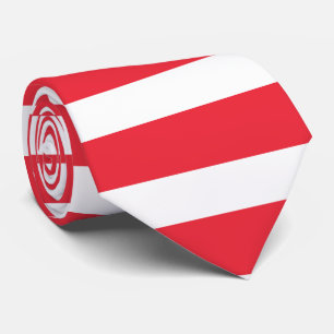 Oostenrijkse vlag halsband stropdas