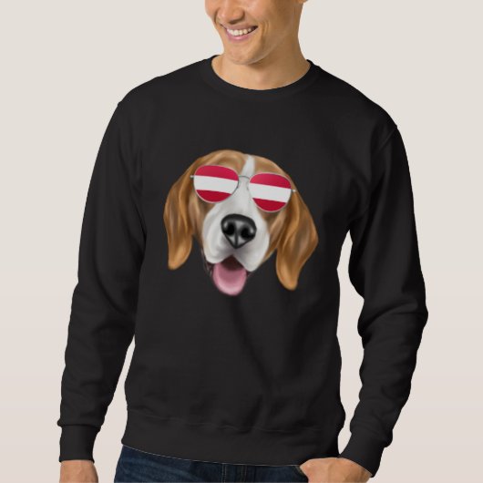 Oostenrijkse Vlag Harrier Hond Oostenrijk Zak Trui (Voorkant)