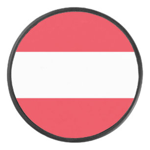 Oostenrijkse vlag hockey puck