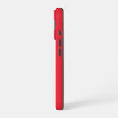 Oostenrijkse vlag iPhone 16 hoesje (Linkerkant)