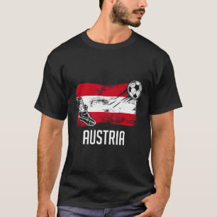 Oostenrijkse Vlag Jersey Oostenrijks Voetbalteam O T-shirt