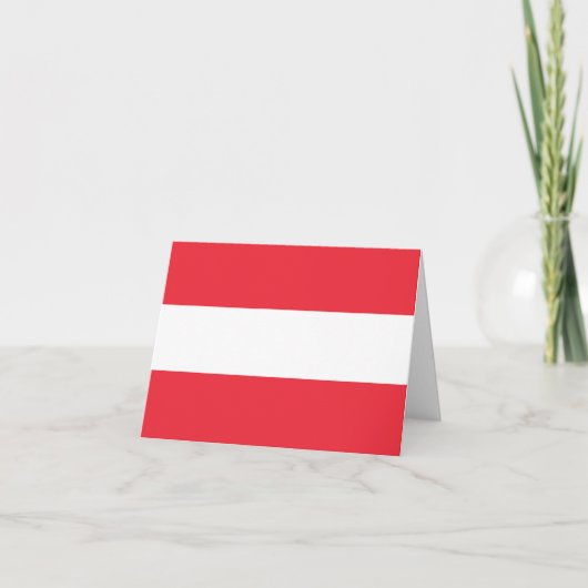 Oostenrijkse vlag kaart (Voorkant)