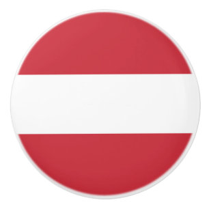 Oostenrijkse vlag keramische knop
