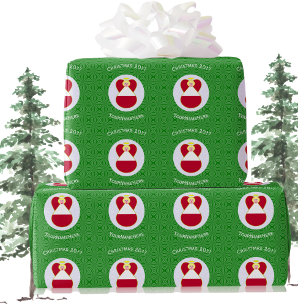 Oostenrijkse vlag kerst engel gepersonaliseerd cadeaupapier