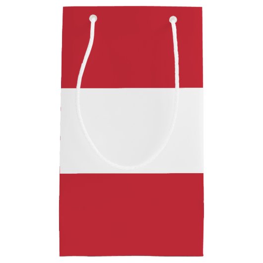 Oostenrijkse vlag klein cadeauzakje (Voorkant)