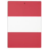 Oostenrijkse vlag klembord (Achterkant)