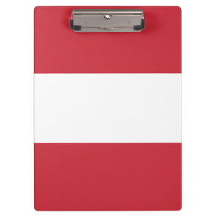 Oostenrijkse vlag klembord