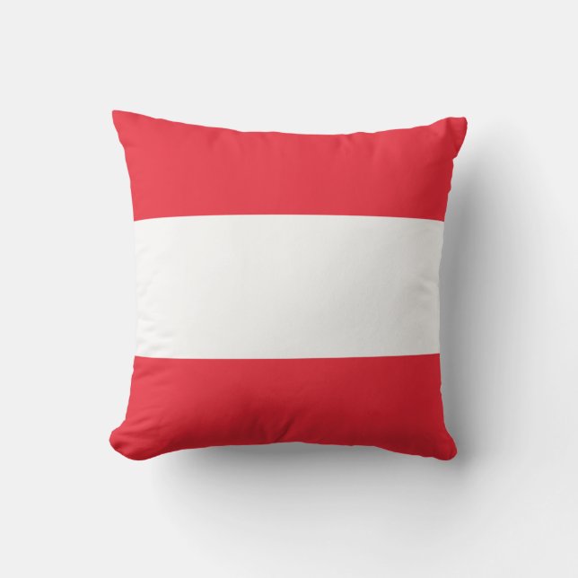 Oostenrijkse vlag kussen (Voorkant)