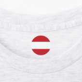 Oostenrijkse vlag labels (Aangebracht)