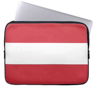 Oostenrijkse vlag laptop sleeve