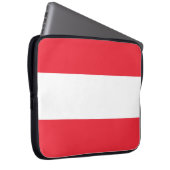 Oostenrijkse vlag laptop sleeve (Voorkant Rechts)