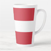 Oostenrijkse vlag latte mok (Rechts)