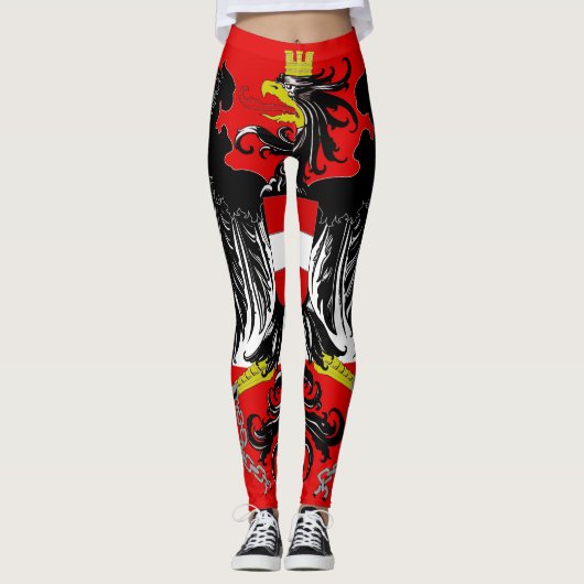Oostenrijkse vlag leggings (Voorkant)