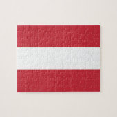 Oostenrijkse vlag legpuzzel (Horizontaal)