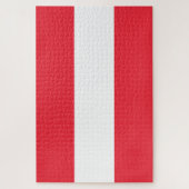 Oostenrijkse vlag legpuzzel (Verticaal)