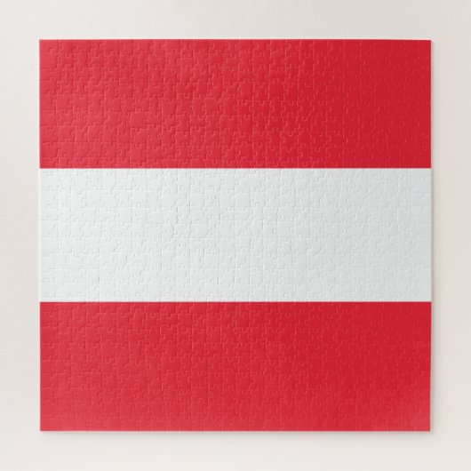 Oostenrijkse vlag legpuzzel (Verticaal)