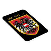 Oostenrijkse vlag magneet (Rechterzijde)