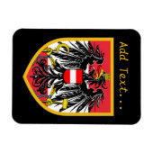Oostenrijkse vlag magneet (Horizontaal)