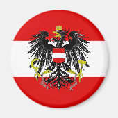 Oostenrijkse vlag magneet (Voorkant)
