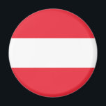 Oostenrijkse vlag magneet<br><div class="desc">Oostenrijkse vlag</div>