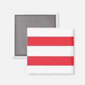 Oostenrijkse vlag magneet (Voorkant / Achterkant)
