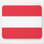 Oostenrijkse vlag Magnet Muismat<br><div class="desc">Oostenrijkse vlag Magnet</div>