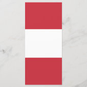 Oostenrijkse vlag menu (Achterkant)