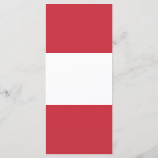 Oostenrijkse vlag menu (Achterkant)