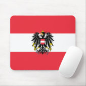 Oostenrijkse vlag muismat (Met muis)