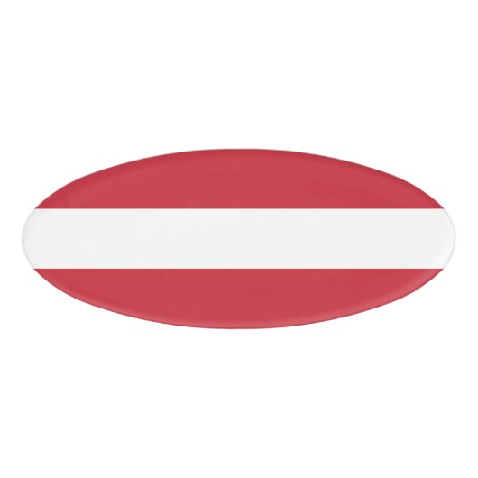 Oostenrijkse vlag naambadge (Voorkant)