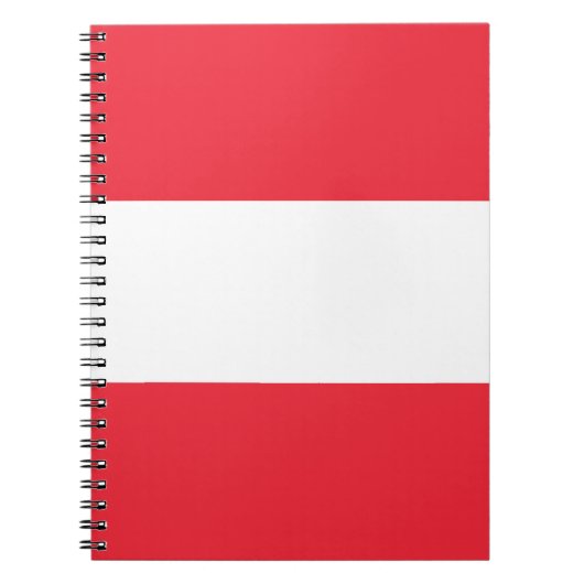 Oostenrijkse vlag notitieboek (Voorkant)