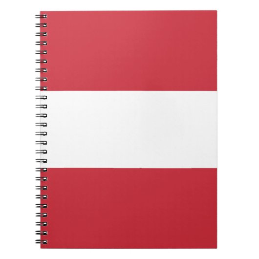 Oostenrijkse vlag notitieboek (Voorkant)