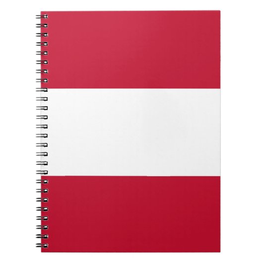 Oostenrijkse vlag notitieboek (Voorkant)