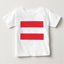 Oostenrijkse vlag (Oostenrijk) Baby T-Shirt