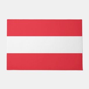 Oostenrijkse vlag (Oostenrijk) Doormat Deurmat