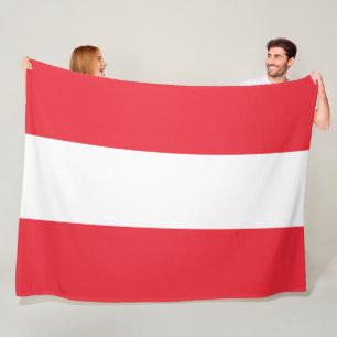 Oostenrijkse vlag (Oostenrijk) Fleece Deken