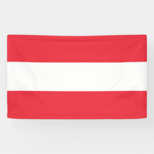 Oostenrijkse vlag (Oostenrijk) Spandoek