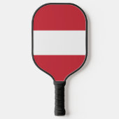 Oostenrijkse vlag pickleball paddle (Voorkant)