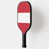 Oostenrijkse vlag pickleball paddle (Links)