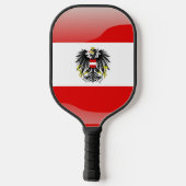 Oostenrijkse vlag pickleball paddle (Achterkant)